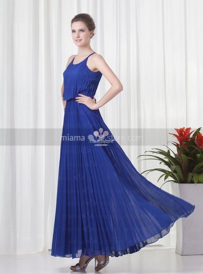 lea-bridesmaid-cheap-princess-ankle-length-chiffon-low-round-scooped-neck-wedding-party-dress